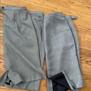 Talbots Black and White Pencil Skirt for Work